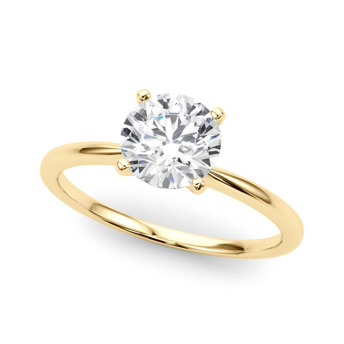 Classic Solitaire Diamond Engagement Ring Round 1 Carat