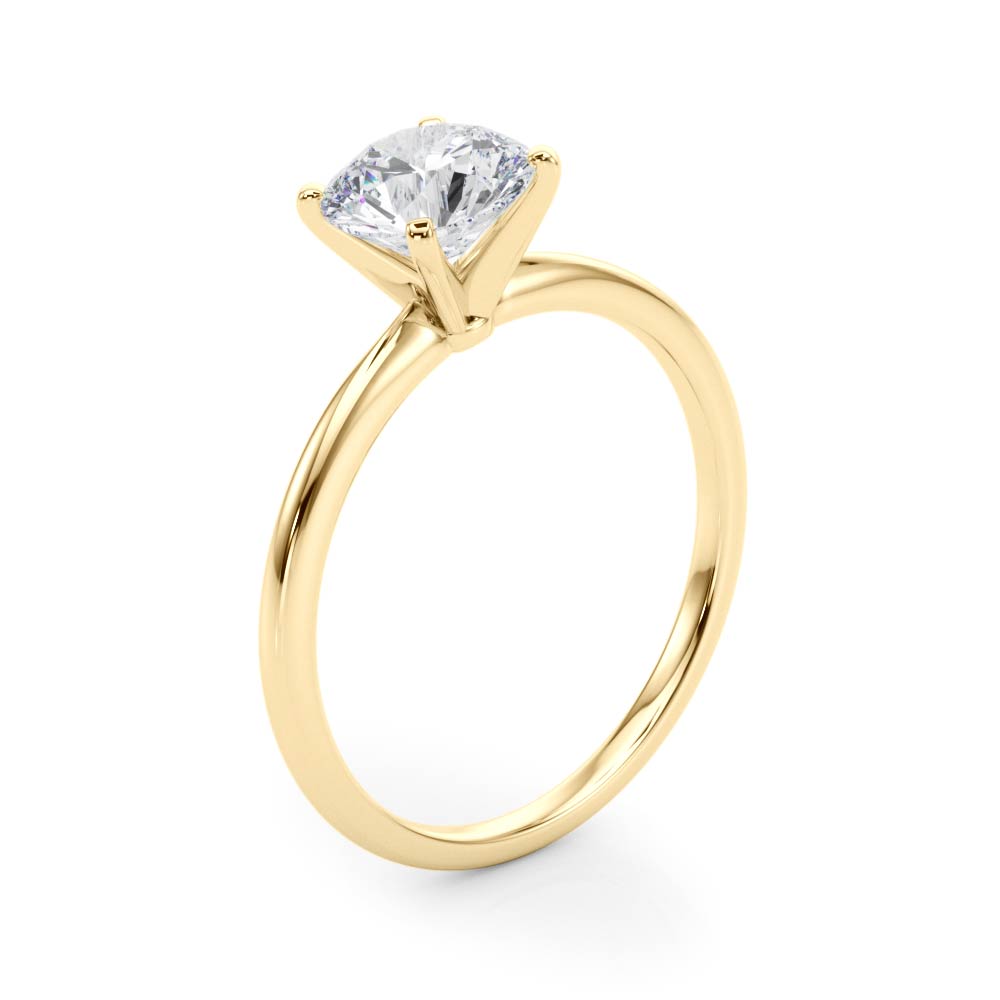 Classic Solitaire Diamond Engagement Ring Round 3 Carats - Image 5