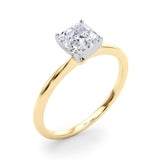 Classic Solitaire Diamond Engagement Ring Princess 2 ct - Image 5