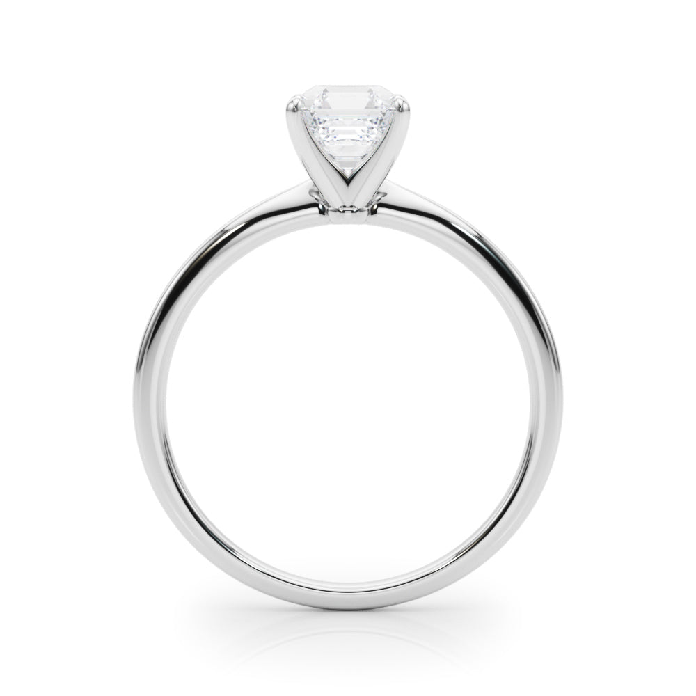 Classic Solitaire Diamond Engagement Ring Princess 2 ct - Image 10