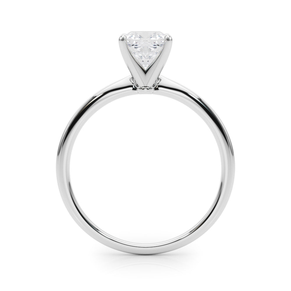 Classic Solitaire Diamond Engagement Ring Cushion 1 ct