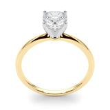 Classic Solitaire Diamond Engagement Ring Cushion 2 ct - Image 14