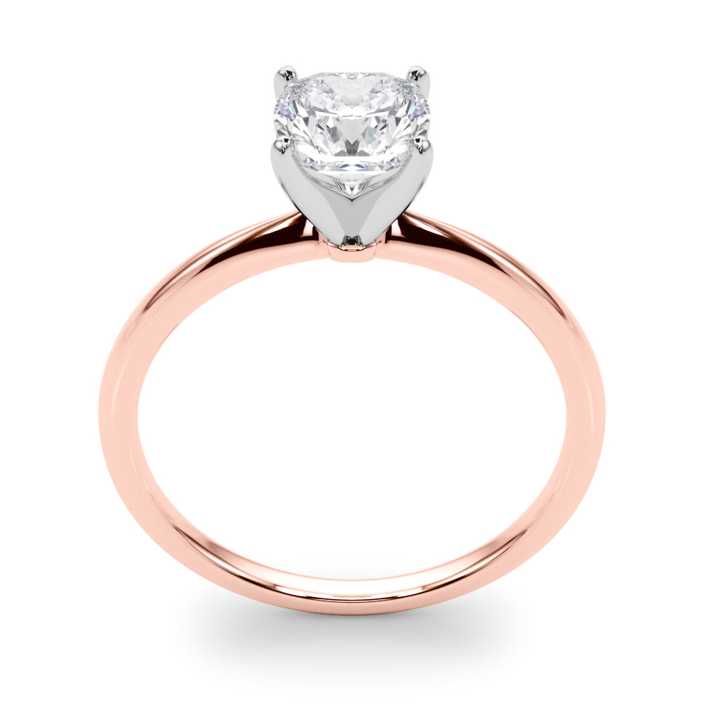 Classic Solitaire Diamond Engagement Ring Cushion 1 ct