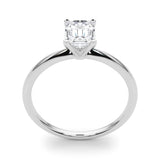 Classic Solitaire Diamond Engagement Ring Emerald 2 ct - Image 13