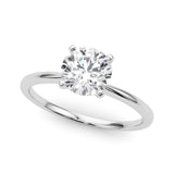 Classic Solitaire Diamond Engagement Ring Round 3 Carats - Image 1