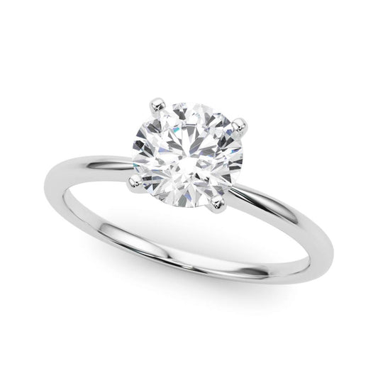 Classic Solitaire Diamond Engagement Ring Round 2 ct