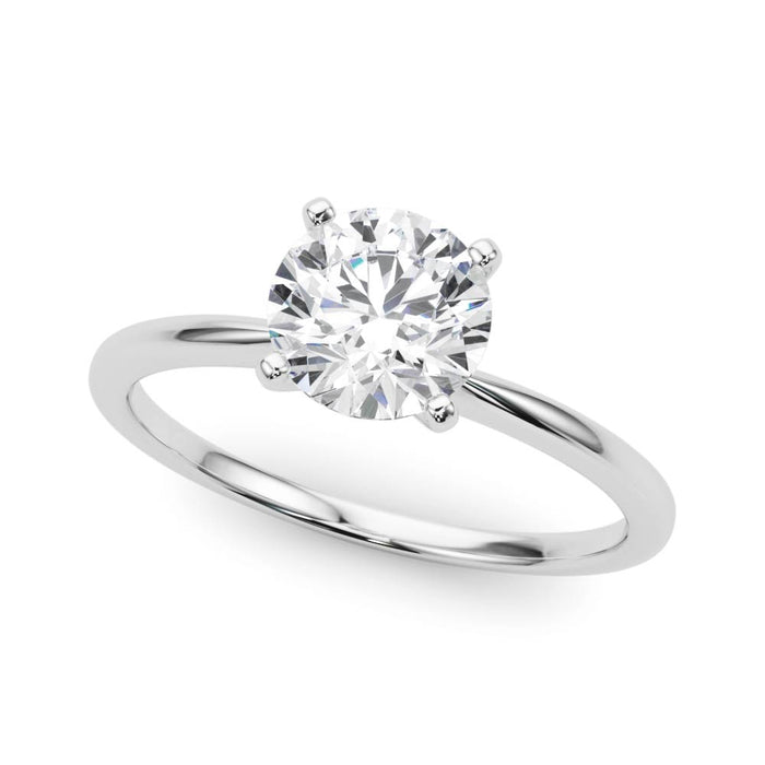 Classic Solitaire Diamond Engagement Ring Round 1 Carat