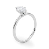Classic Solitaire Diamond Engagement Ring Marquise 1 ct - Image 4