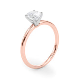 Classic Solitaire Diamond Engagement Ring Oval 2 ct - Image 6