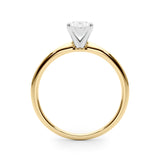 Classic Solitaire Diamond Engagement Ring Oval 2 ct - Image 11