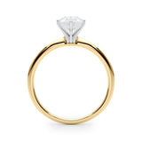 Classic Solitaire Diamond Engagement Ring Pear 1 ct - Image 11