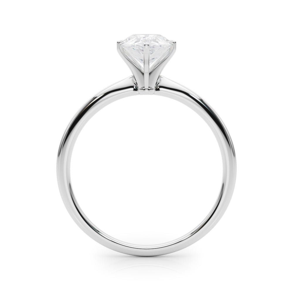 Classic Solitaire Diamond Engagement Ring Pear 1 ct - Image 10