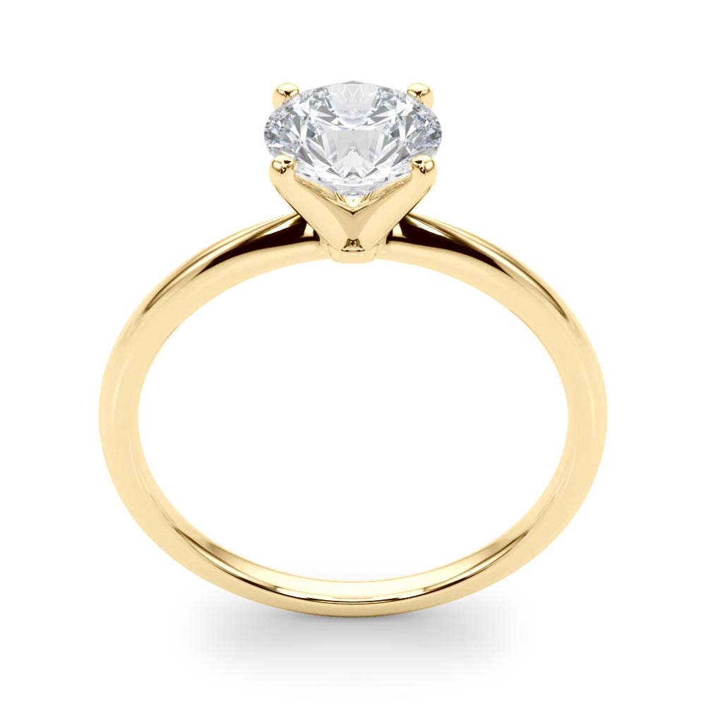 Classic Solitaire Diamond Engagement Ring Round 2 ct