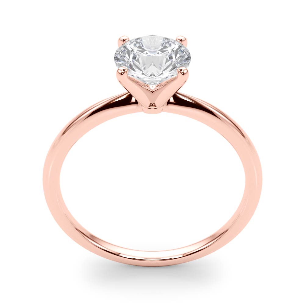 Classic Solitaire Diamond Engagement Ring Round 2 ct