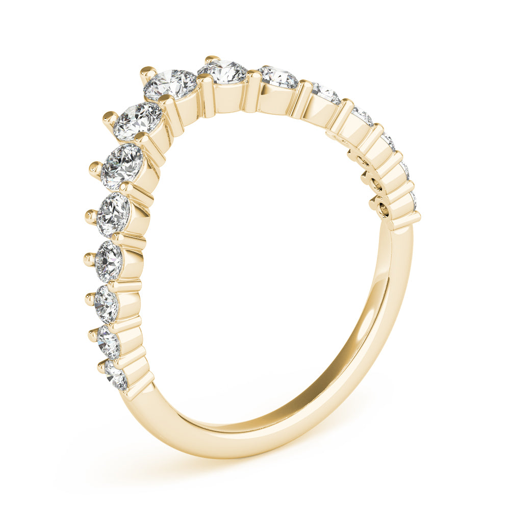 Chevron Graduated Diamond Band - Image 3