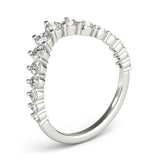 Chevron Graduated Diamond Band - Image 5