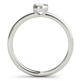 Bezel-Set Oval Diamond Solitaire Ring - Image 10