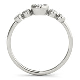 Bezel-Set Diamond with Accents Ring - Image 7