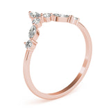 Elegant Chevron Wedding Band - Image 4