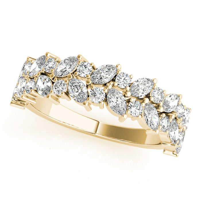 Twinkling Diamond Wedding Band