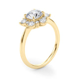Floral Halo Diamond Ring 1 ct - Image 5