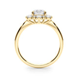 Floral Halo Diamond Ring 1 ct - Image 11