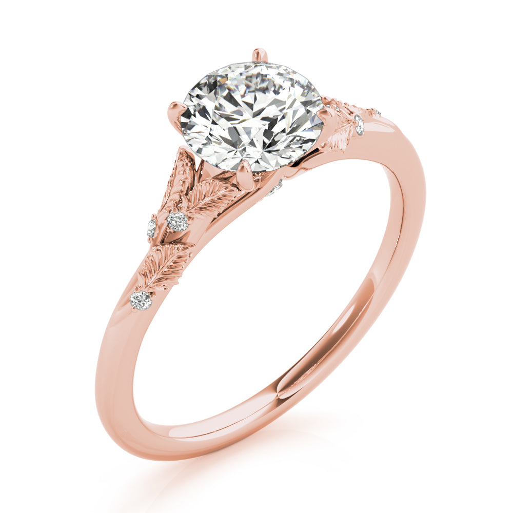 Nature-Inspired Leaf Accent Ring 1 ct - Image 6