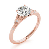 Nature-Inspired Leaf Accent Ring 1 ct - Image 6