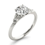 Nature-Inspired Leaf Accent Ring 1 ct - Image 4