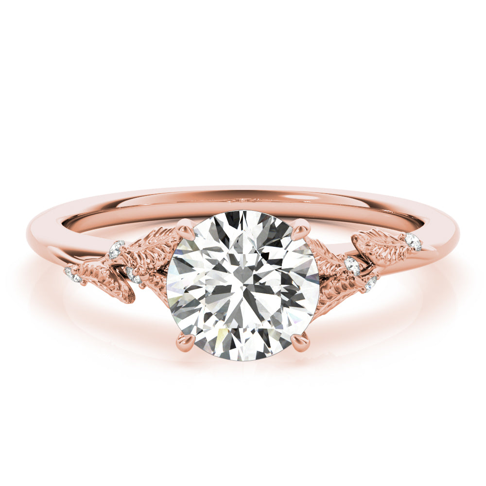 Nature-Inspired Leaf Accent Ring 1 ct - Image 9