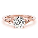 Nature-Inspired Leaf Accent Ring 1 ct - Image 9