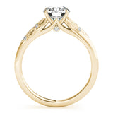 Nature-Inspired Leaf Accent Ring 1 ct - Image 11