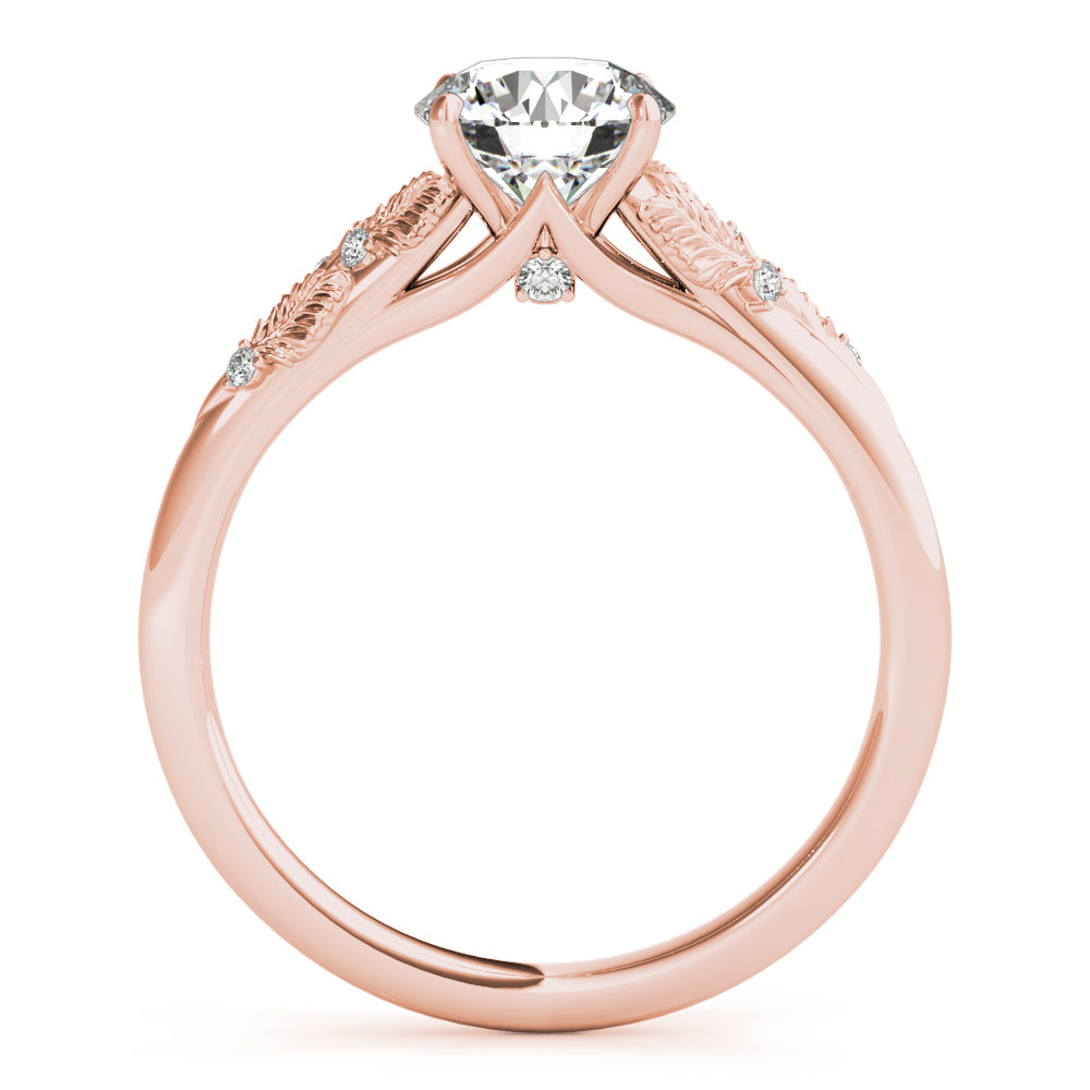 Nature-Inspired Leaf Accent Ring 1 ct - Image 12