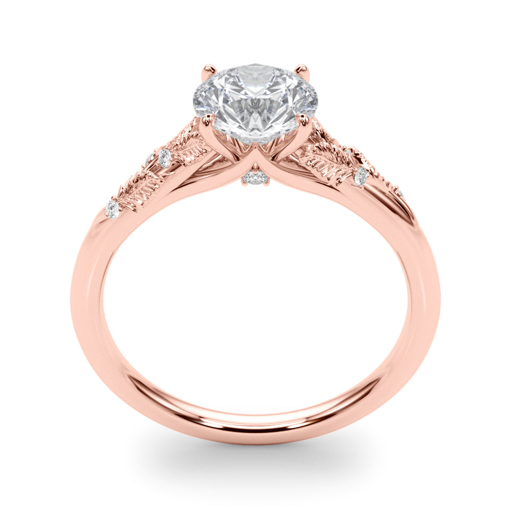 Nature-Inspired Leaf Accent Ring 1 ct - Image 15