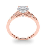 Nature-Inspired Leaf Accent Ring 1 ct - Image 15