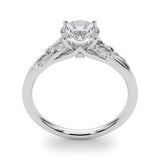 Nature-Inspired Leaf Accent Ring 1 ct - Image 13