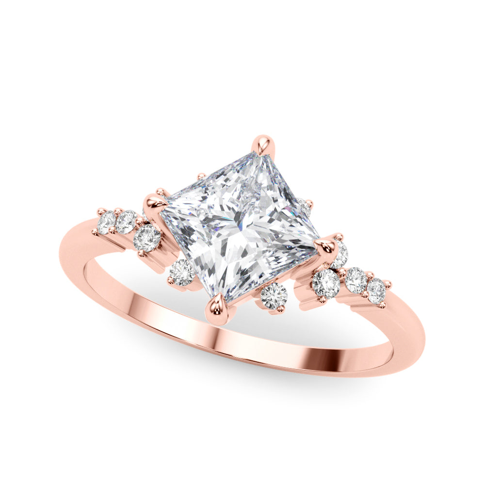 Diamond Vine Engagement Ring