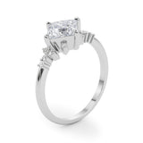 Diamond Vine Engagement Ring - Image 4