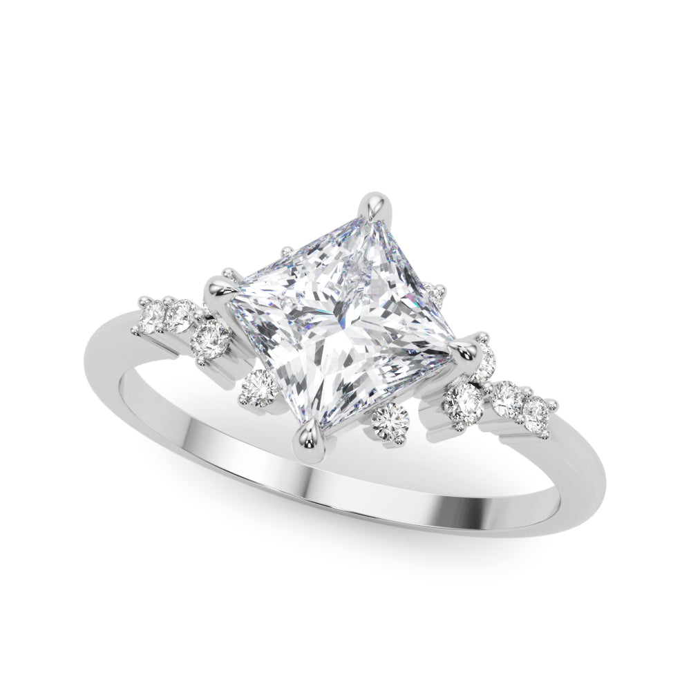 Diamond Vine Engagement Ring