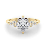 Diamond Vine Engagement Ring - Image 8