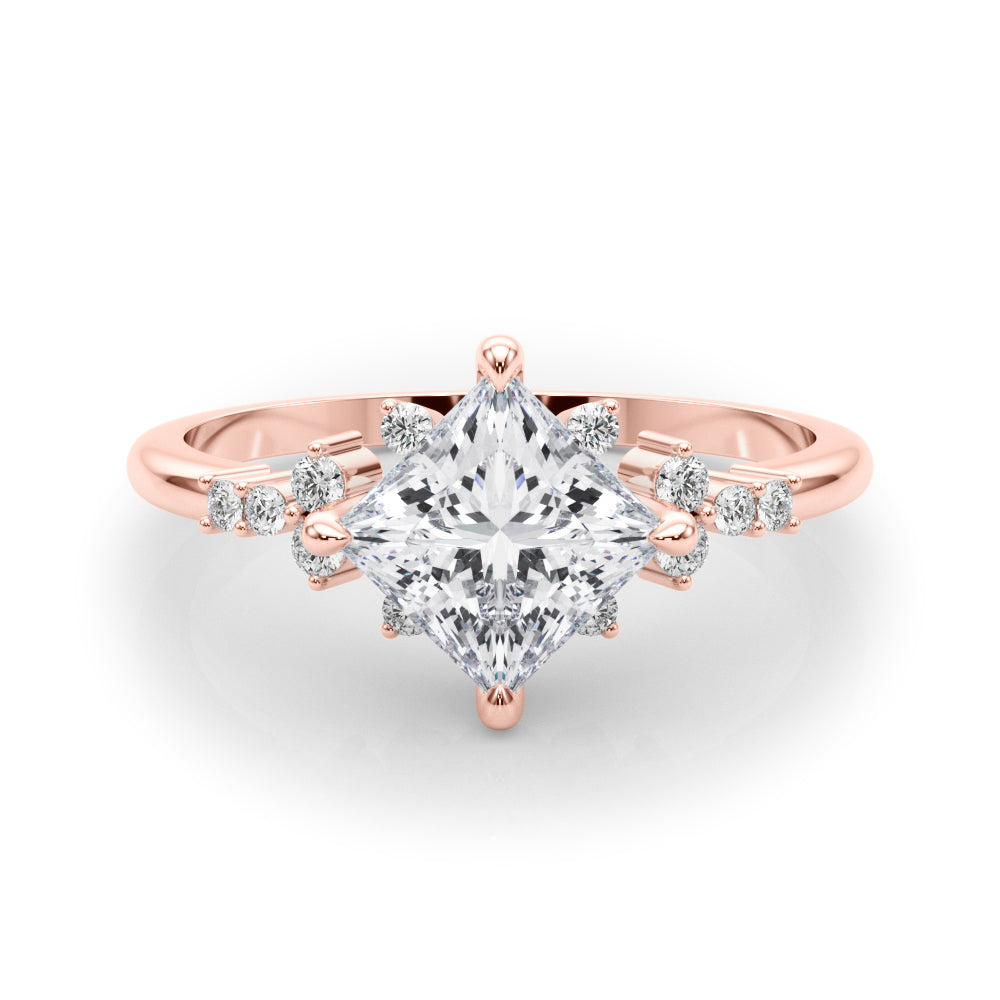 Diamond Vine Engagement Ring