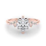 Diamond Vine Engagement Ring - Image 9