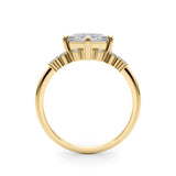 Diamond Vine Engagement Ring - Image 11