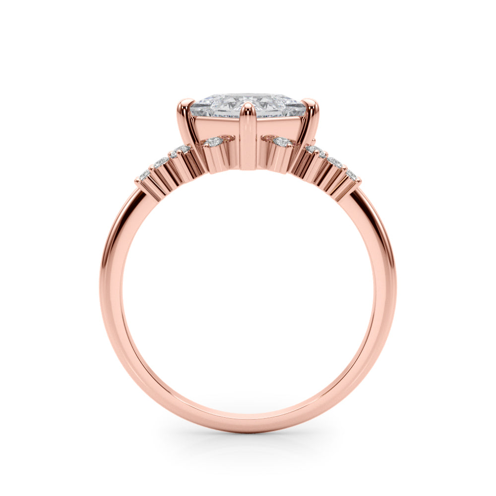 Diamond Vine Engagement Ring - Image 12