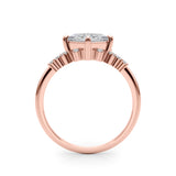 Diamond Vine Engagement Ring - Image 12