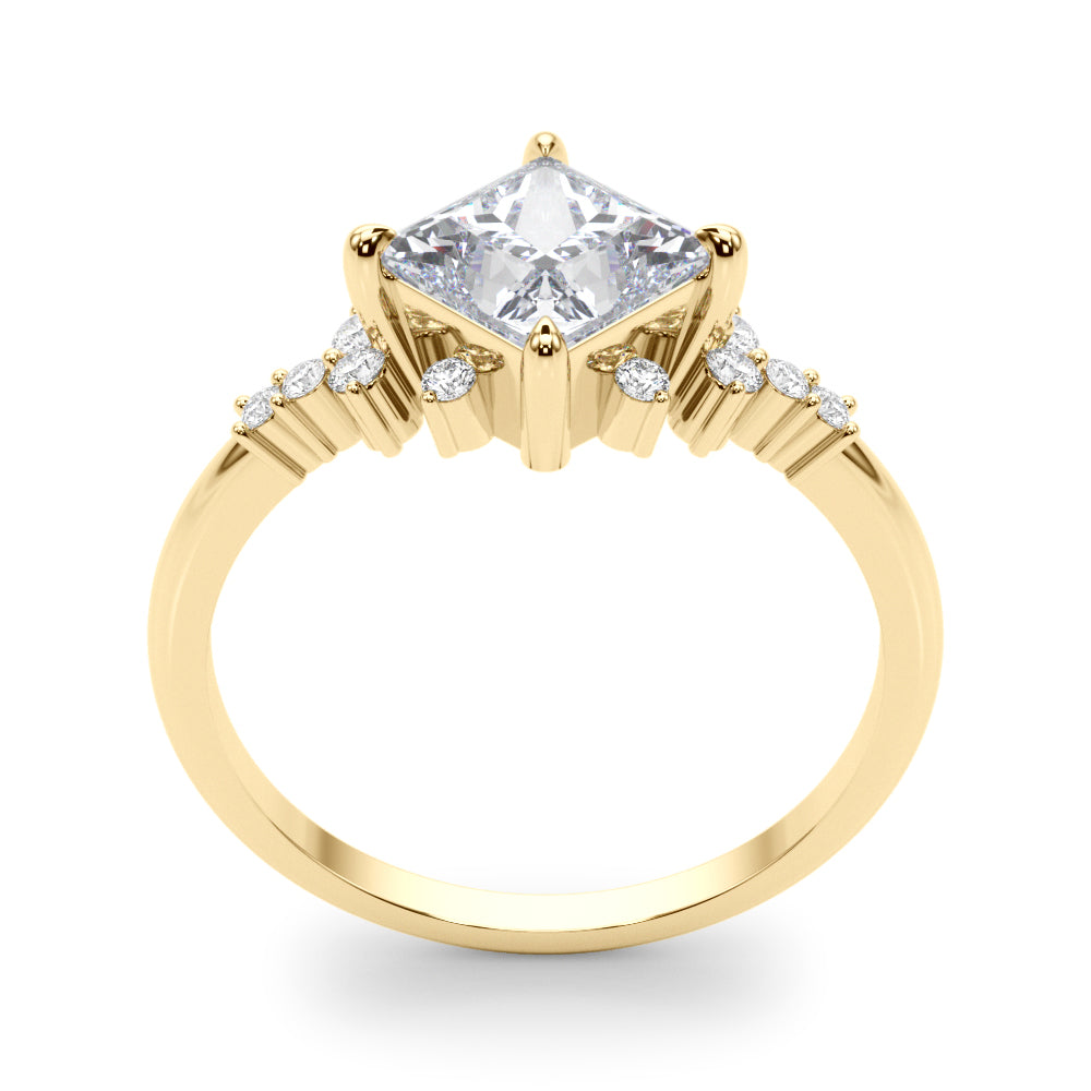 Diamond Vine Engagement Ring - Image 14
