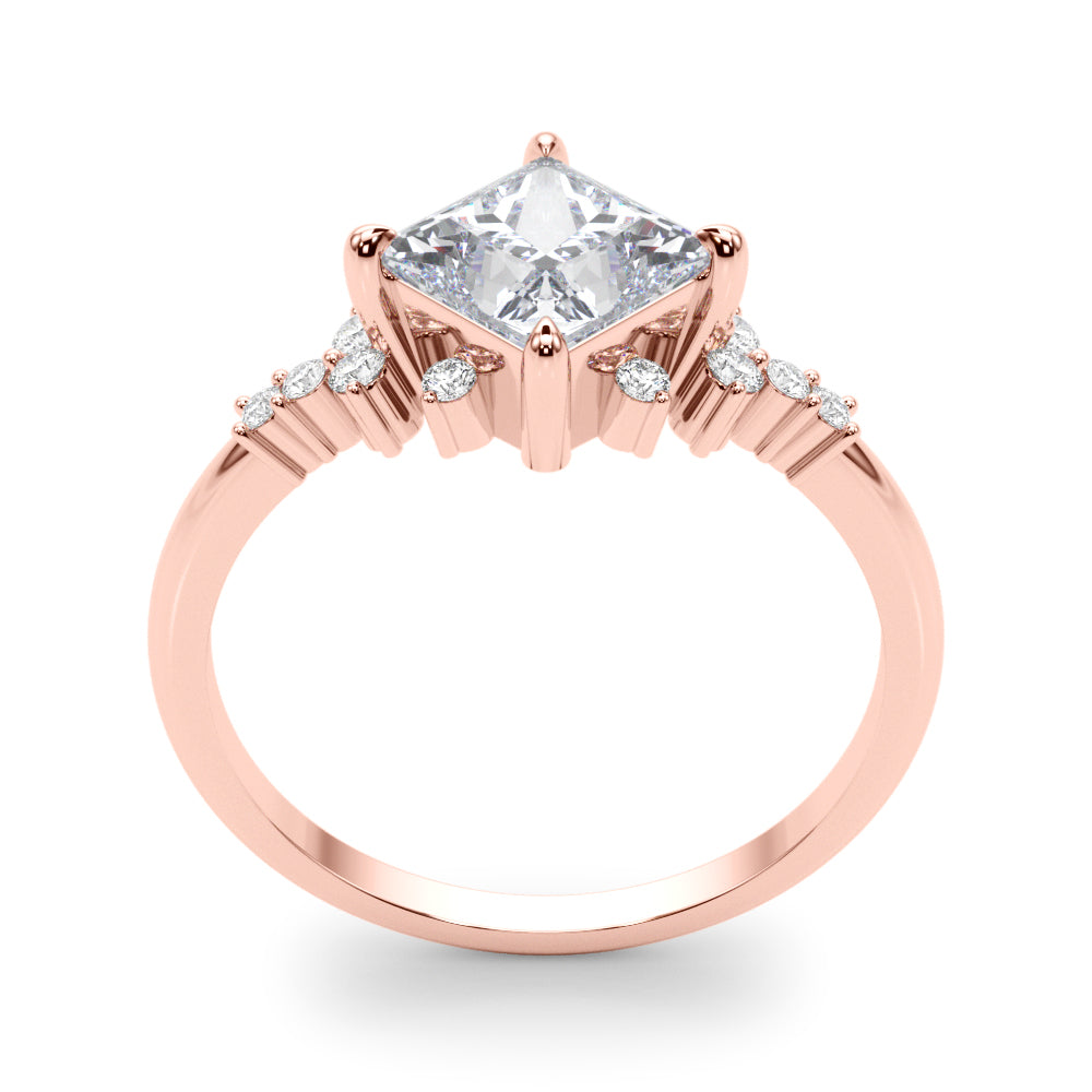 Diamond Vine Engagement Ring - Image 15