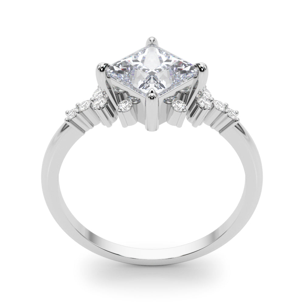 Diamond Vine Engagement Ring - Image 13