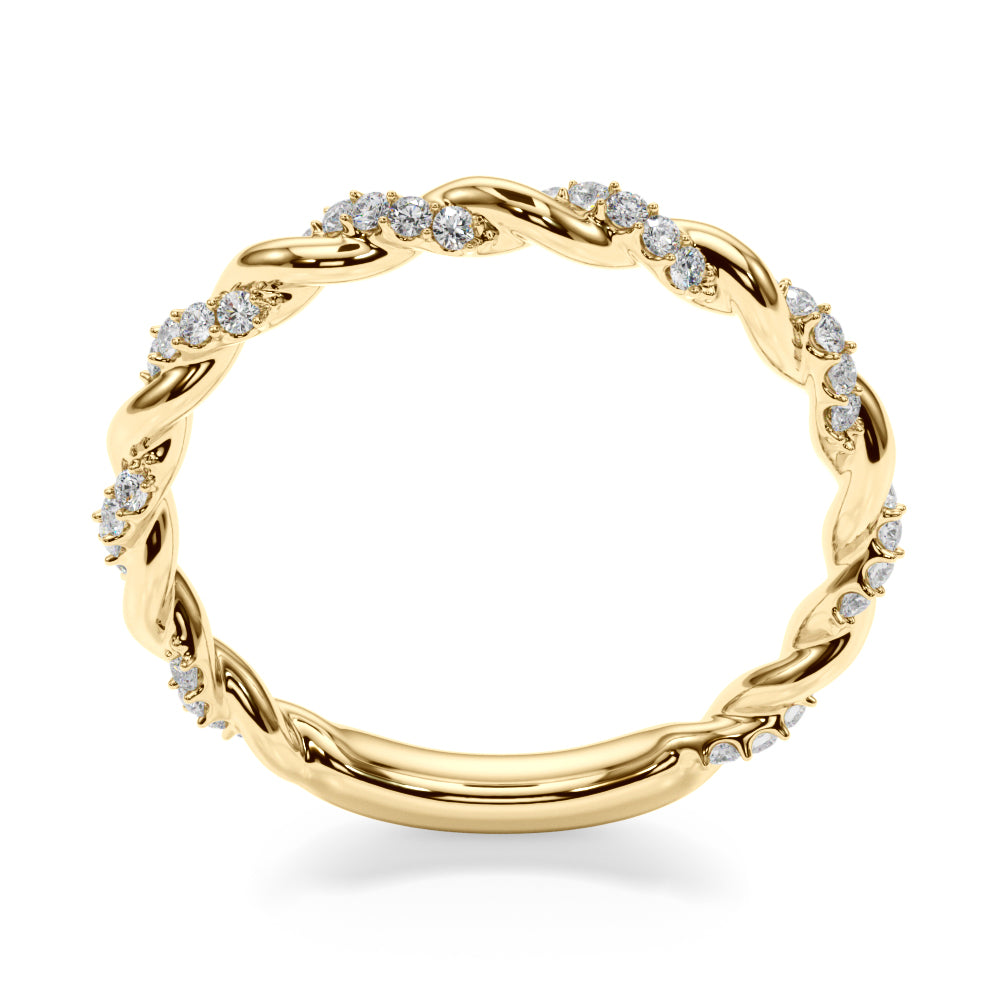 Twisted Diamond Eternity Band - Image 13