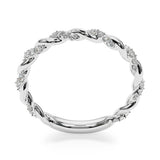 Twisted Diamond Eternity Band - Image 8